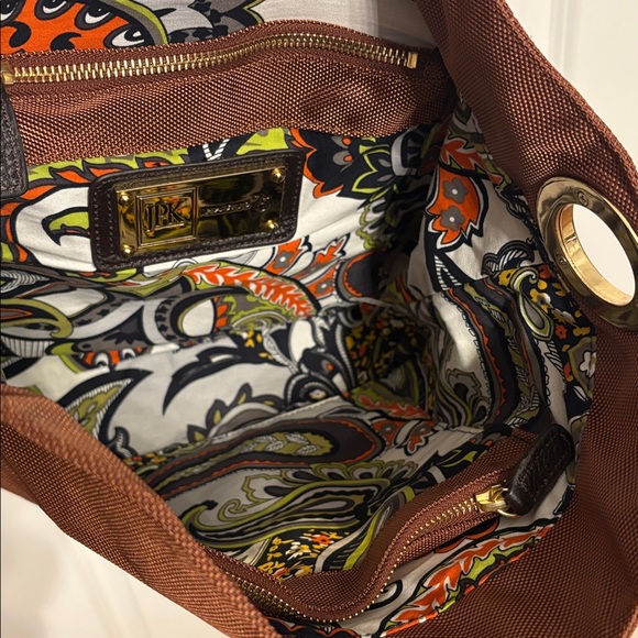 JPK Paris 75 Nylon Hobo Tote π€π§‘π€ - Picture 4 of 8